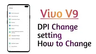 Vivo V9 , DPI Change setting How to Change DPI