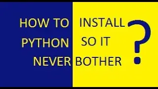 python installation and execution