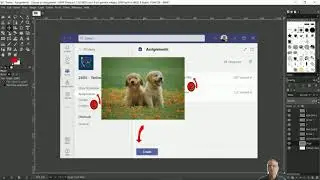 GIMP 07 - Use the Scale tool to Resize and Move a Layer using the same button