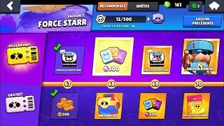 OMG JE DÉBLOQUE ... PACK OPENING BRAWL STARS ( 40 Paliers !!!😱 )