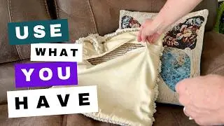 How I Repurposed an Old Cushion (Instead of Buying New)