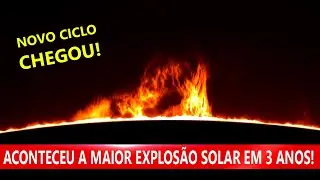 THE LARGEST SOLAR FLARE IN THE LAST 3 YEARS HAS OCCURRED!