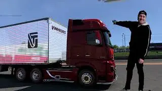 HOJE É SEXTA FEIRA -BORA DE MERCEDÃO MAPA RBR 128 PLAYERS!!!!!!! #ets2  #eurotrucksimulator2