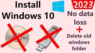 How to INSTALL Windows 10  without pen drive || #windows #windows10 #installwindows10