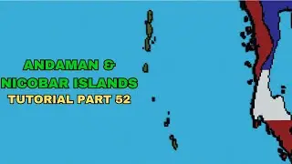 Andaman & Nicobar Islands - World Flag Map Tutorial [Part 52] [Minecraft]