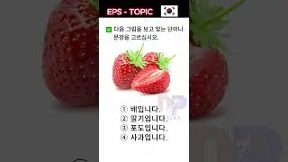 KOREA 🇰🇷🍓🎧  Reading & Listening Practice Questions Korean Language Test #shorts @DPKoreans