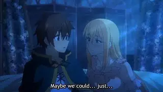 Kazuma ruins his chances with Darkness