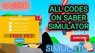 ALL THE WORKING CODES ON SABER SIMULATOR