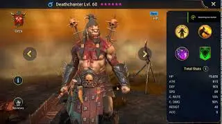 Raid Shadow Legends Hero Showcase Deathchanter lv 60