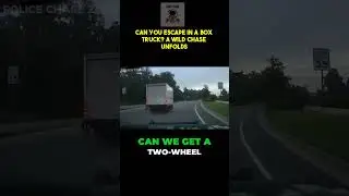 Think you can outrun the law in a box truck? Watch this wild chase!