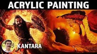 Kantara Painting | @rishabshettyofficial @hombalefilms |  Muralidhar Suvarna