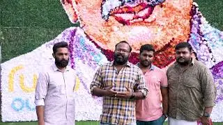 India’s largest portraiture made of flowers | FUZO FEST 2K23
