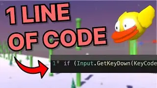 I made a game in one line of code