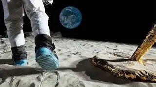 Astronaut's Diary: Journey Across the Moon's Surface | Moon Walking | #moon #moonwalking