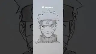How to draw Naruto very easily 🔥 