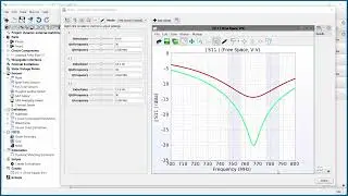 Dynamic Matched Antenna Using XFdtd’s Schematic Editor