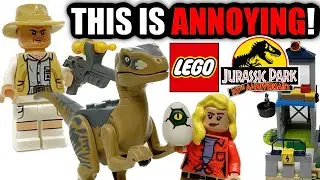 LEGO Jurassic Park 30th Raptor Escape Review! 2023 set 76957!