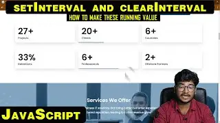 setinterval and clearinterval | how to make running in project| Html CSS and JavaScript | Deepak sir