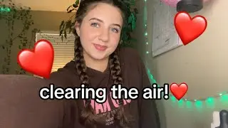 Clearing the air!❤️