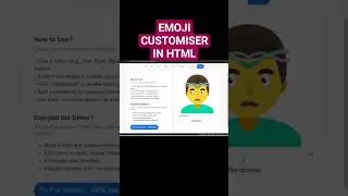 Emoji Customizer in HTML and CSS 