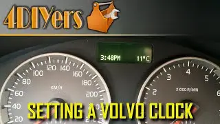 How to Set the Clock on a Volvo C30 S40 V50 C70