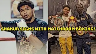 SHAKUR STEVENSON SIGNS WITH EDDIE HEARN! WILL THEY DELIVER OF WILL HE BE DEMETRIUS ANDRADE 2.0???