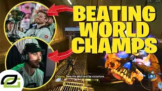 WINNING AGAINST HALO WORLD CHAMPS (OpTic LUCID + TRIPPY)