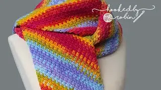 Crochet a Scarf with the C2C Moss Stitch! 🤩