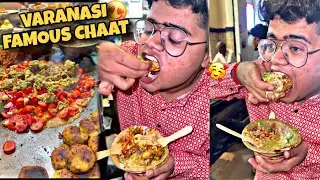 Varanasi's Famous Chaat Wala Deena Chaat Bhandaar 😍|Kanda Lovers|