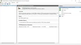 TPM Windows 10 | How to check TPM in Windows 10 | The TPM is ready for use,