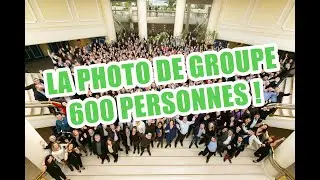 Photographe événementiel Paris - Faire une photo de groupe de 600 personnes !!