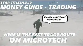 STAR CITIZEN MONEY GUIDE - HERE IS THE BEST TRADE ROUTE ON MICROTECH (Star Citizen alpha 3.10)