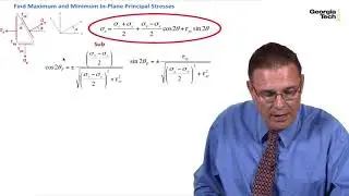 Module 20: Maximum and Minimum In-Plane Principal Stresses - Mechanics of Materials I: Fundamentals