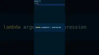Python Lambda Functions?! 