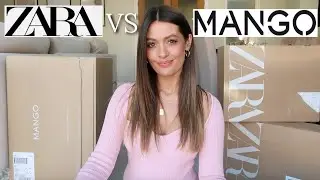 NEW IN ZARA VS MANGO HAUL | SPRING WINTER TRY ON 2021