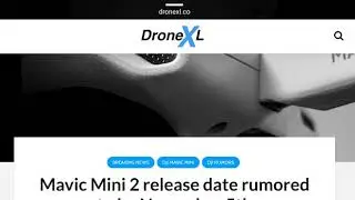 DJI Mavic Mini 2 Release Date in November