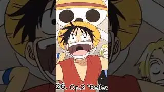 Ranking one piece openings 26. Op.2 - “believe”#onepiece #openings #luffy #zoro #nami #strawhats
