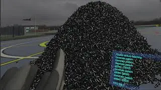 Stress test Oculus Quest VR - generating 100k bolts