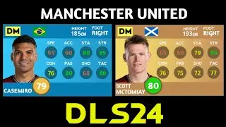 DLS 24 | NEW RATING PLAYER😱, MANCHESTER UNITED Team Next Update