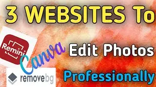 3 WEBSITES To Edit Photos Professionally ! #techytales || #shorts
