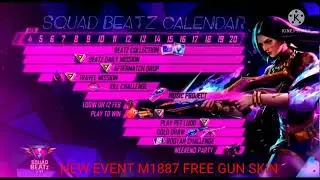 free fire new event Indian server 4 FEBRUARY M1887 GUN SKIN FREE