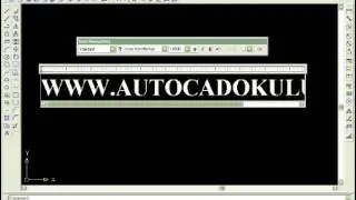 11 AutoCAD dersi text menüsü komutları  Autocad de yazı yazma