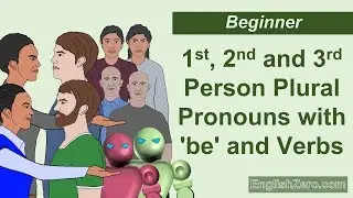 1st, 2nd and 3rd Person Plural Pronouns with 'be' and Verbs