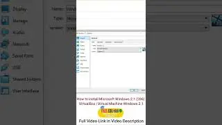 How to install Microsoft Windows 2.1 (286) using VirtualBox - Windows 2.1  
