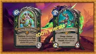 100% WINRATE with KURTRUS | AGGRO DEMON HUNTER IS OP THIS SEASON | ALTERAC VALLEY