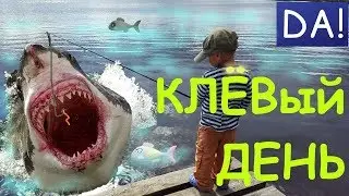 Children fishing. Learning to catch fish. funny kids fishing