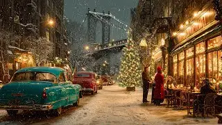 🎅 Late-Night Christmas Warmth Jazz 🎄 Frank Sinatra, Nat King Cole, Brenda Lee Vibes