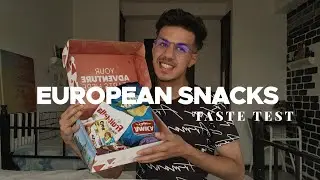 Trying snacks from all over Europe. جربت سناكس من كل أنحاء أروبا .