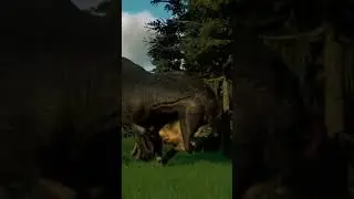 Carcharodontosaurus vs Edmontosaurus - JWE2 (JPOG mod)