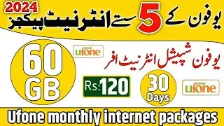 ufone monthly 60gb internet offer|ufone 5 best internet packages 2023/24|Ufone internet packages